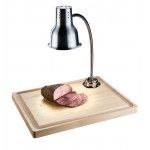 Maple Carving Station with Lamp