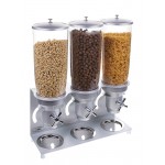 Platinum Triple Cylinder Turn and Serve Dispenser