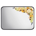 Rectangle Mirror Tray with Black Trim
